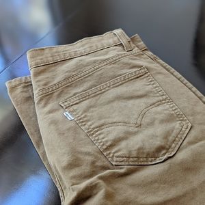 Levi's Slight Stretch Denim Pants in light army green 34 x 34 cotton / elastane